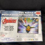 MARVEL AVENGERS Kids Foil Jigsaw Puzzle 48 Pieces NEW SEALED. Age 4+