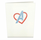 Marvel Avengers Valentine Notecards (Assorted 4 Pack)