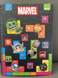Marvel Avengers Kawaii Hardcover Spiral Notebook W/ Folder & Stickers 80 Sheets