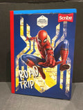 Marvel Spider-Man Composition Graph Paper Notebook 3/16" Grid 100 Pgs w/sticker