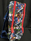 Marvel Avengers Heroes Small 2 Zip Compartment Backpack W/ Adjustable Straps