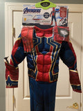 MARVEL AVENGERS: ENDGAME CHILD'S IRON SPIDER COSTUME, MEDIUM 8-10 GLOVES & MASK