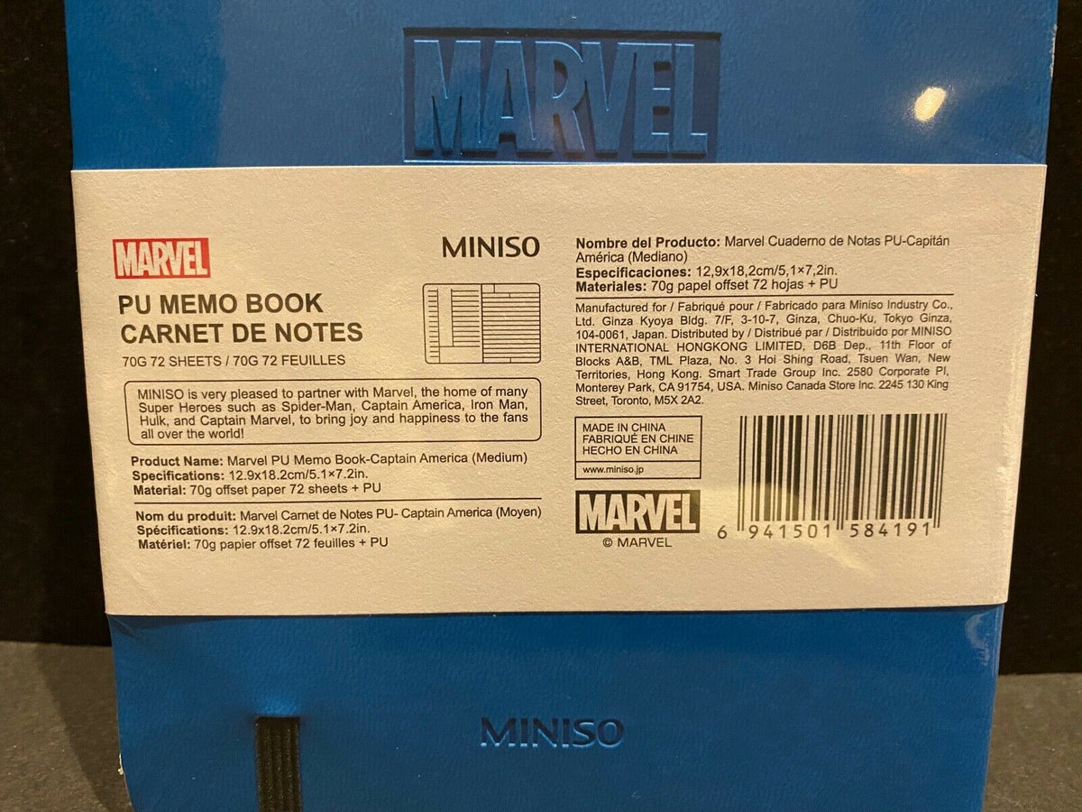 Marvel Avengers Captain America Medium Memo Pad 5.1 x 7.2 72 Sheets – The  Odd Assortment