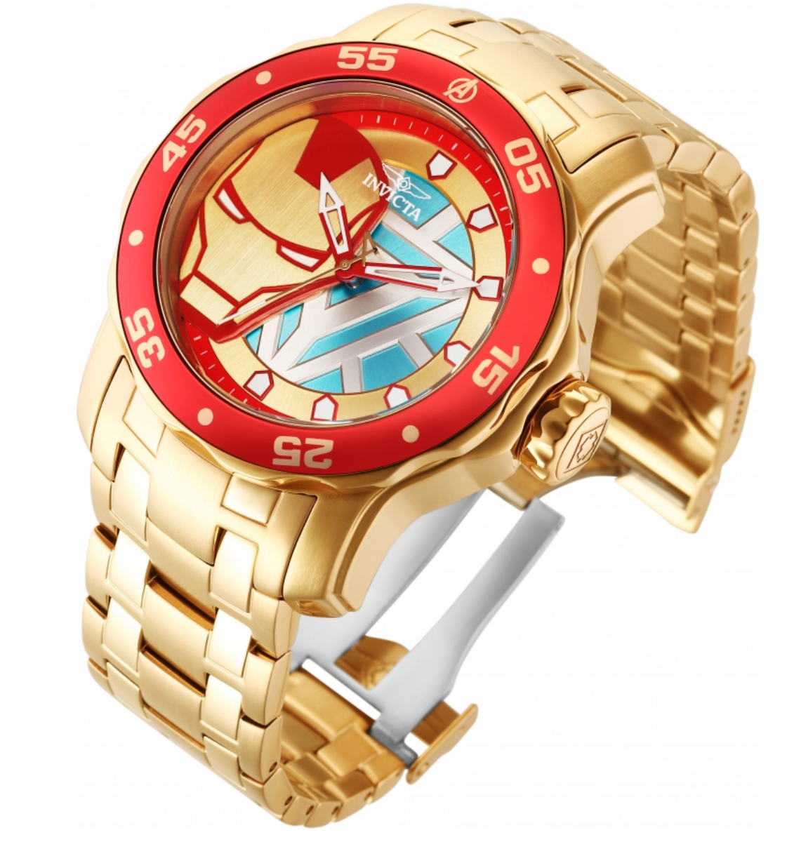 Invicta 48mm Marvel Tony Starks Iron man Pro Diver Ltd Ed 2 4000