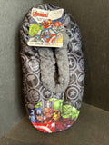 Marvel Avengers Kids Fuzzy Babba Slipper Socks S/M Shoe 8-13