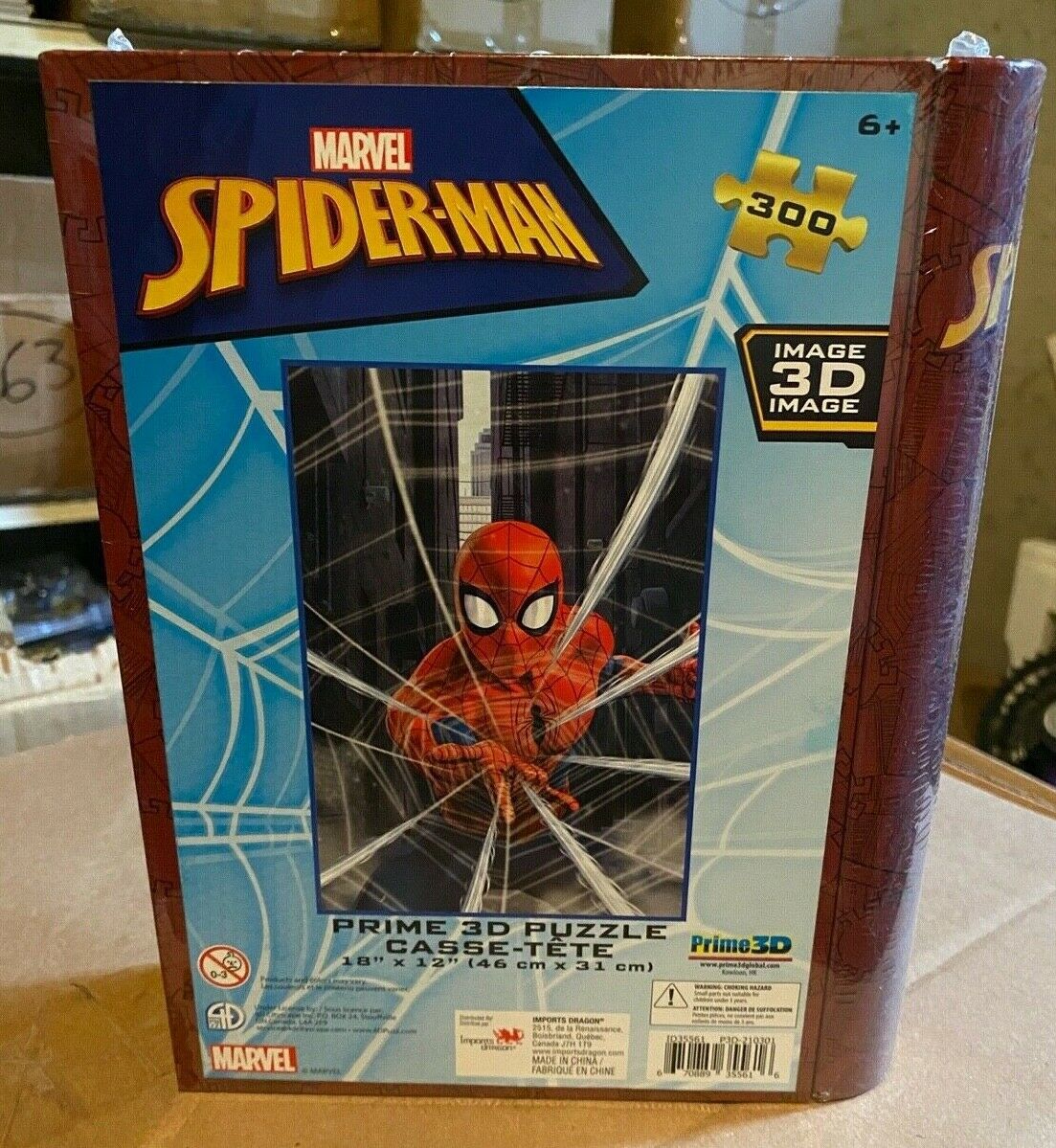 Marvel Spider-Man 300 Piece Prime 3D Puzzle with Tin Case – The Odd  Assortment