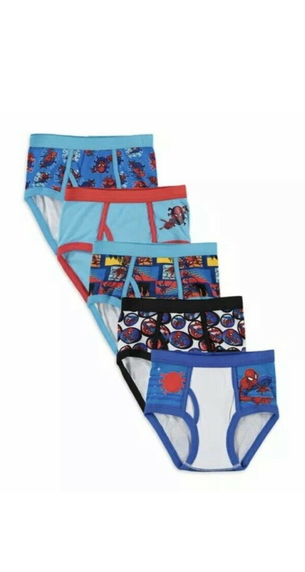 Marvel Spider-Man Boys 4-8 Brief Underwear, 5 Pack, Size 6 – The Odd  Assortment