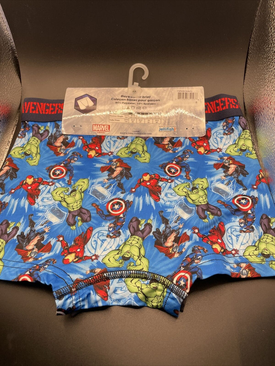 Jellifish Marvel Avengers Boys Assorted Boxer Briefs - 2 Pack