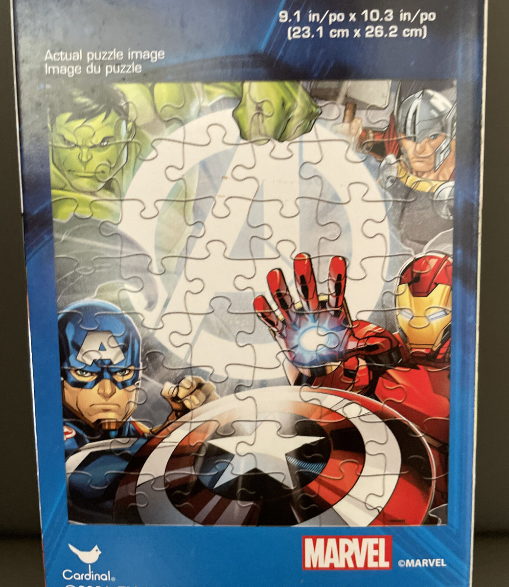 Marvel Avengers 48-Pieces Jigsaw Puzzle - Macanoco and Co.