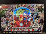 MARVEL AVENGERS Sticker Activity Pad, Over 1,000 Stickers - SHIPS FREE!