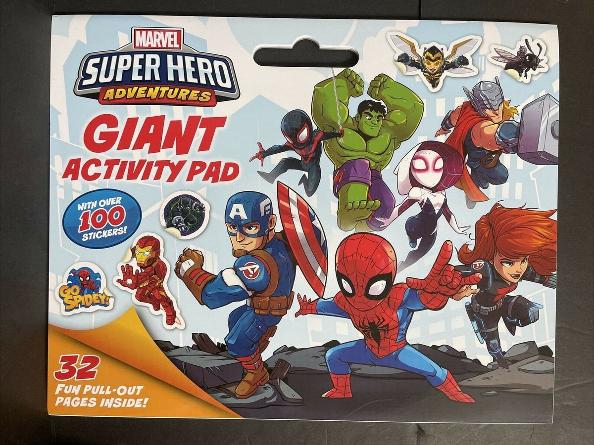 Marvel Super Hero Adventures Giant Activity Pad New The Odd Assortment