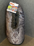 Marvel Black Panter Kids Fuzzy Babba Slipper Socks M/L Shoe Sz 13-4