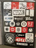 Marvel Avengers Everything Begins A Hero Hard Cover Spiral Notebook W/Stickers