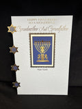 Happy Hanukkah Grandmother and Grandfather Greeting Card w/Envelope
