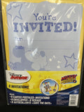 Disney Jr Mickey and the Road Racers Kids Birthday Party Invitations Pkg of 8