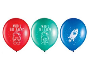 Spies in Space  Latex Balloons 6ct