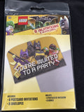 New Lego The Batman Movie  Birthday Party Invitations w/Envelopes 8 ct