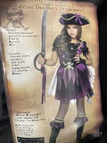 Stormy Seas Queen - Purple/Black/Gold - Costume - Girls XLarge 14-16