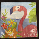 Lush Luau Tropical Island Beach Summer Party Paper Beverage 16 Napkins