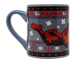 Marvel Deadpool New Authentic Marvel  Holiday Lounge Ceramic Mug