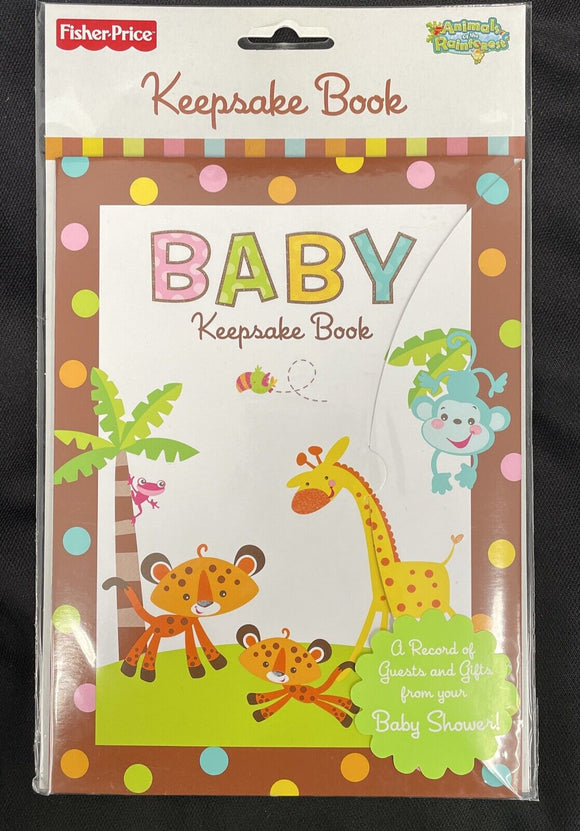Fisher Price Baby Shower Keepsake Book
