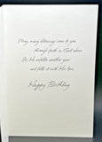 God Bless You On Your Birthday Greeting Card w/Envelope1