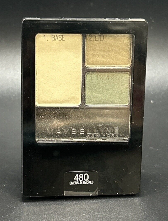 Maybelline New York Expert Wear Eyeshadow Quads. Emerald Smokes [48Q]. 0.17 oz