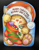 Merry Christmas Mommy and Daddy Greeting Card w/Envelope