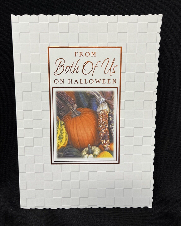 From Both of Us on Halloween Greeting Card w/Envelope
