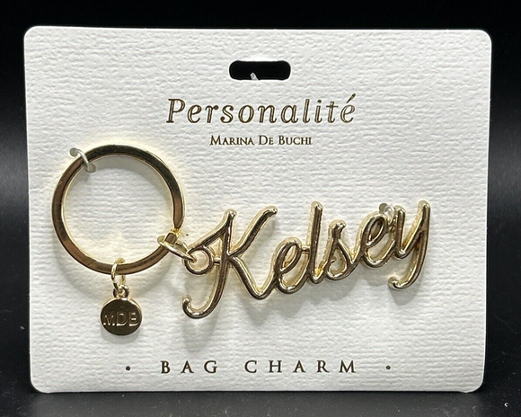 Personalite Marina De Buchi Personalized Bag Charm Kelsey