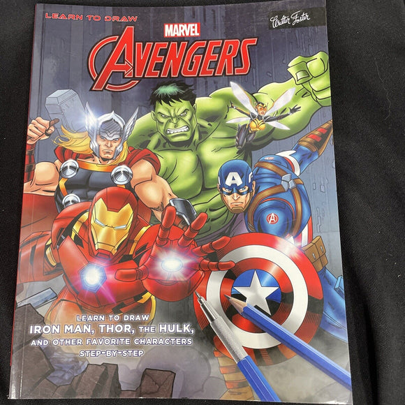 LEARN TO DRAW MARVEL'S THE AVENGERS: LEARN TO DRAW IRON By Walter Foster NEW