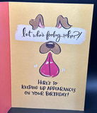 Humor Birthday Greeting Card w/Envelope