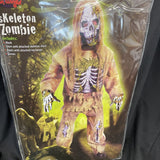 Boy's Skeleton Zombie Costume Medium 8-10