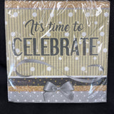 It's Time To Celebrate Congratulations Beverage Napkin (16)