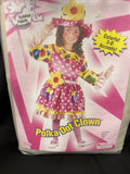 Polka Dot  Clown Toddler Costume Colorful 3D Accents 24mo-2T