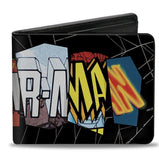 Spiderman Beyond Amazing Bifold Wallet Spiderman Typograph Black