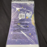 Moon and Back Stars Night Sky Space Baby Shower Party  Tablecover 54x102”