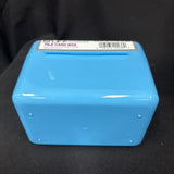 TEAL PLASTIC 3x5” INDEX CARD FILE BOX Sure Grip Lock Card Slot Top3