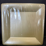 Gold Paper Square Dinner Plates 20ct