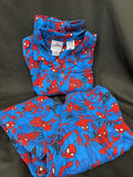 Spiderman Boys Flannel Pajama Set Size 8