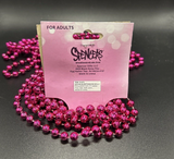 Bachelorette Beaded Necklaces - Pink Metallic Set of 6