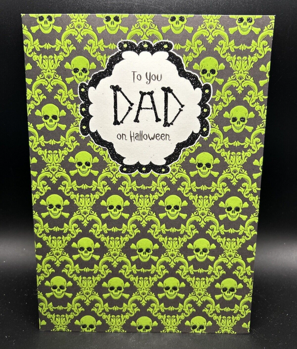 Happy Halloween Dad Greeting Card w/Envelope