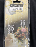 Forum Novelties Mirror Acrylic Cake Topper - Silver 2