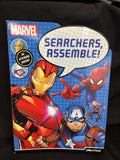 Marvel: Searchers, Assemble! Look and Find Story Book Includes 30 Stickers