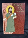 Happy St. Joseph's Day Greeting Card w/Envelope