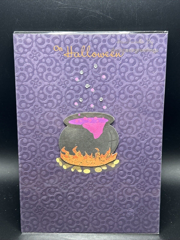 Happy Halloween 3D Greetig Card w/Envelope