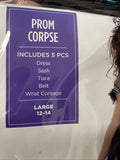 Amscan Prom Corpse Zombie Halloween Costume Girls Large 12-14 Dress