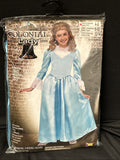 Blue Colonial Lady  Child Costume Small 4-62