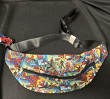 Marvel Spiderman Comic Cross Body or Around Waist Fanny Pack Adjustable NWT0