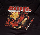 Deadpool Club Merc Loot Crate Deadpool Medium Black Tshirt
